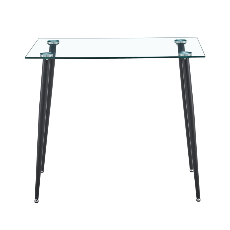 TABLE LEG FOR GT-02, silver leg, Clear, Black