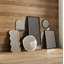 Rosy Solid Wood Rectangle Floor Mirror