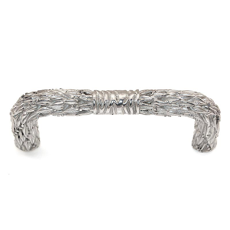 San Michele Arch Pull, 4", Polished Nickel