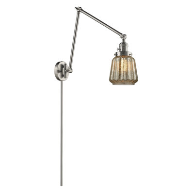 Lampe murale avec bras pivotant 1 lumière Vinson