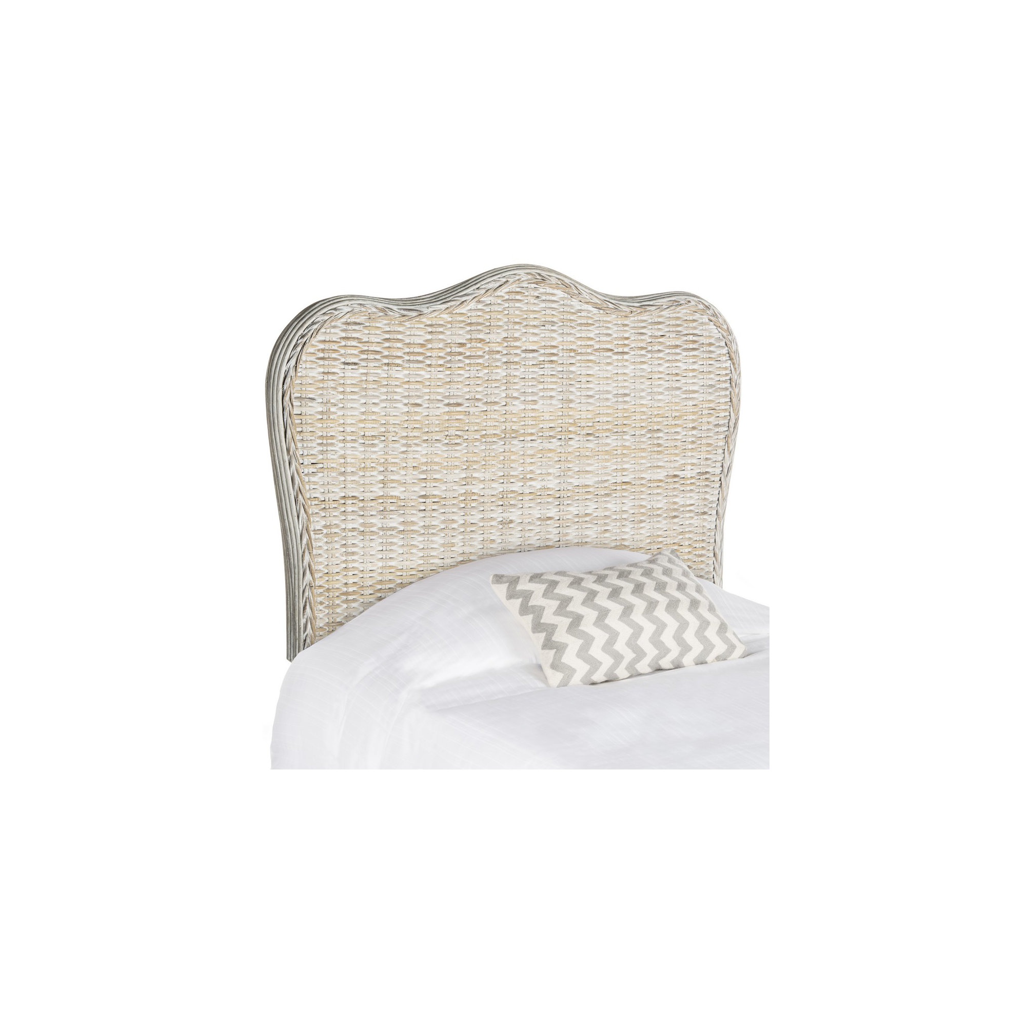 Litchford Headboard, Twin, White Washed