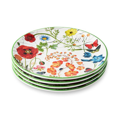 Greenhouse Set of 4 Dinner Plates 11"