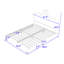 Lit plateforme tapissier Zenovea avec tête de lit couronne-1544468894-1592858041