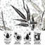 Rideau de douche Lounell Botanical - tissu botanique neutre 72 po x 72 po Winston Porter
