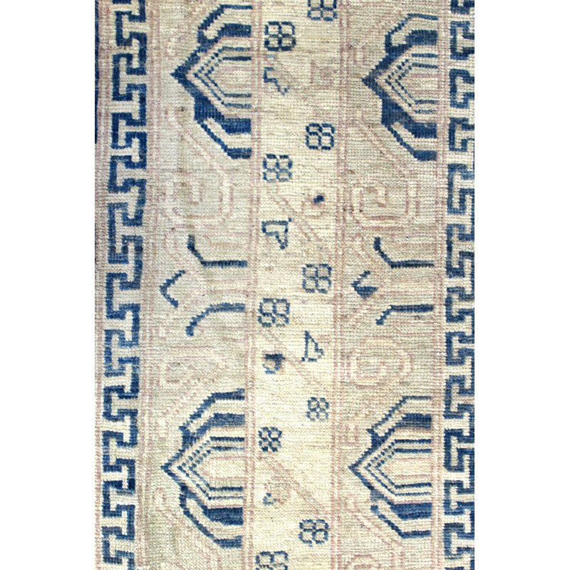 New Turkmen Afghan One-of-a-Kind Rectangle 9'7" X 14' Area Rug