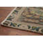 Tapis vert en laine à motif géométrique vert 6 x 9