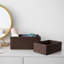 Ensemble de 4 paniers de rangement - Panier en corde de papier tissé empilable, boîtes de rangement pour salle de bain dans la chambre à coucher-1102489803