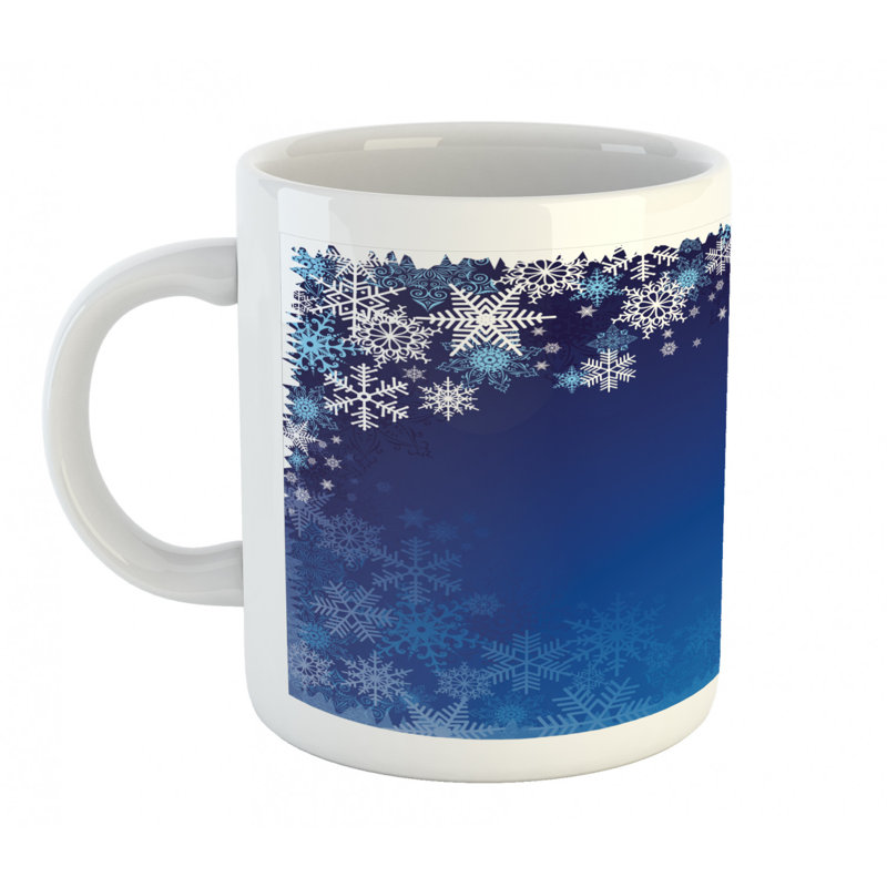 Grande tasse à café flocons