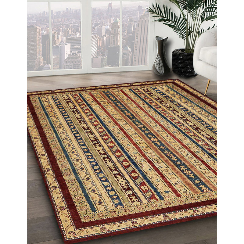Tapis abstrait moderne 633, Carré 8 pi