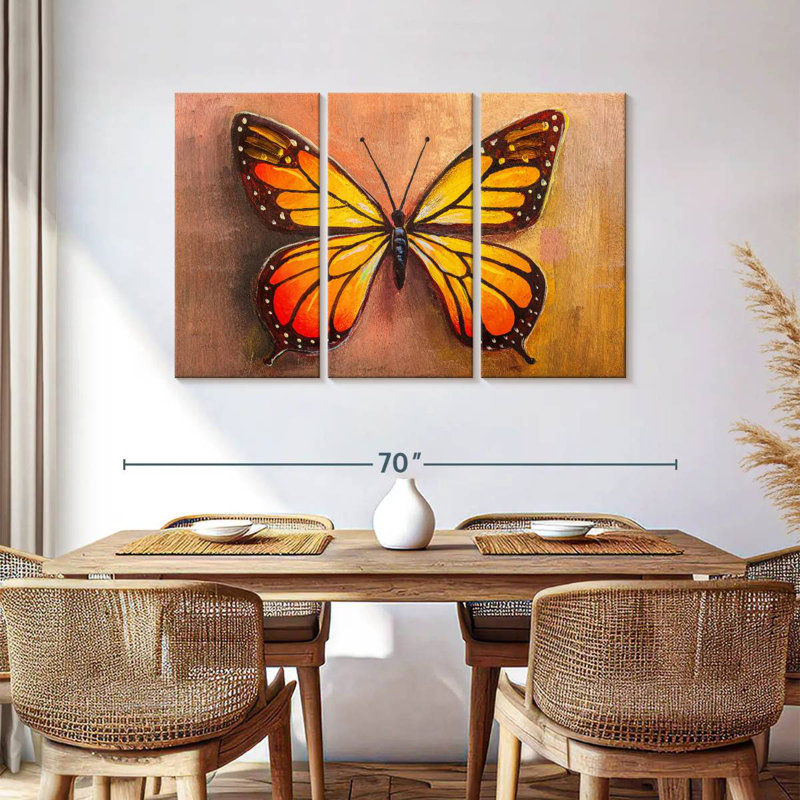 Brampt Simple Butterfly, 36" H x 57" W