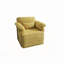 Fauteuil demi-tonneau rembourré et pivotant-41376914