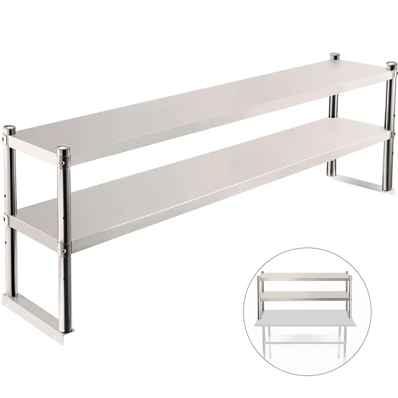 Mariyaah Stainless Steel Add-On Unit, 23.62" H x 72.05" W x 11.81" D