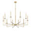 Gaultier 
Lustre 10 lumières Mordern Gold-123222964