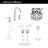 Studio S 2-handle Bathroom Faucet with Drain Assembly