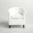 Afrida Faux Leather Barrel Chair
