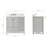 Flynt 37'' Single Bathroom Vanity with Carrara Marble Top-64627227