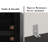 Bookcase 6 Tiers Set of 2 with Doors Sturdy and Easy Assembly for Home Office-113227367