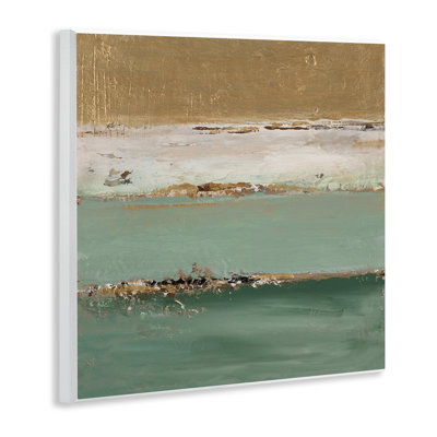 Glam Streaked Gradient Wall Plaque Art by Patricia Pinto