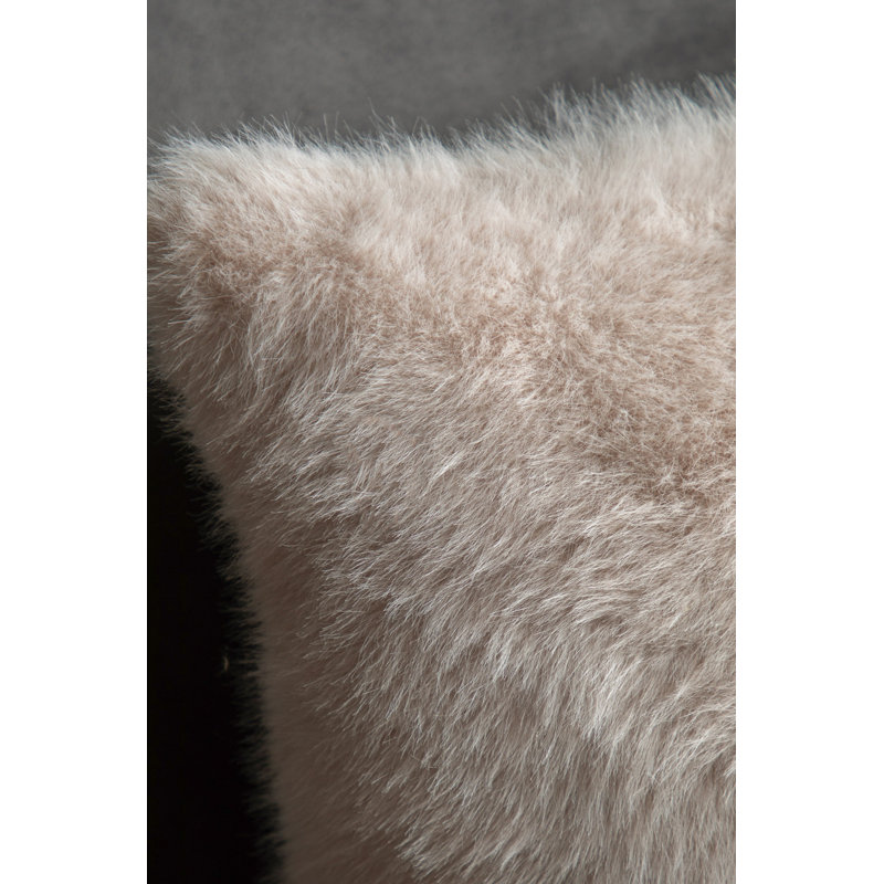 Besarion Brown Square Cushion, 50cm H x 50cm W
