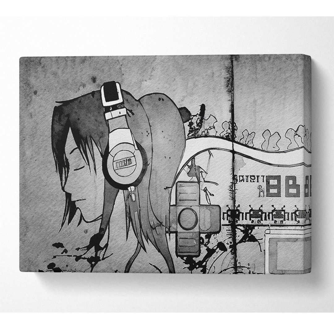 Stereo Sounds - Kunstdrucke auf Leinwand - Wrapped Canvas