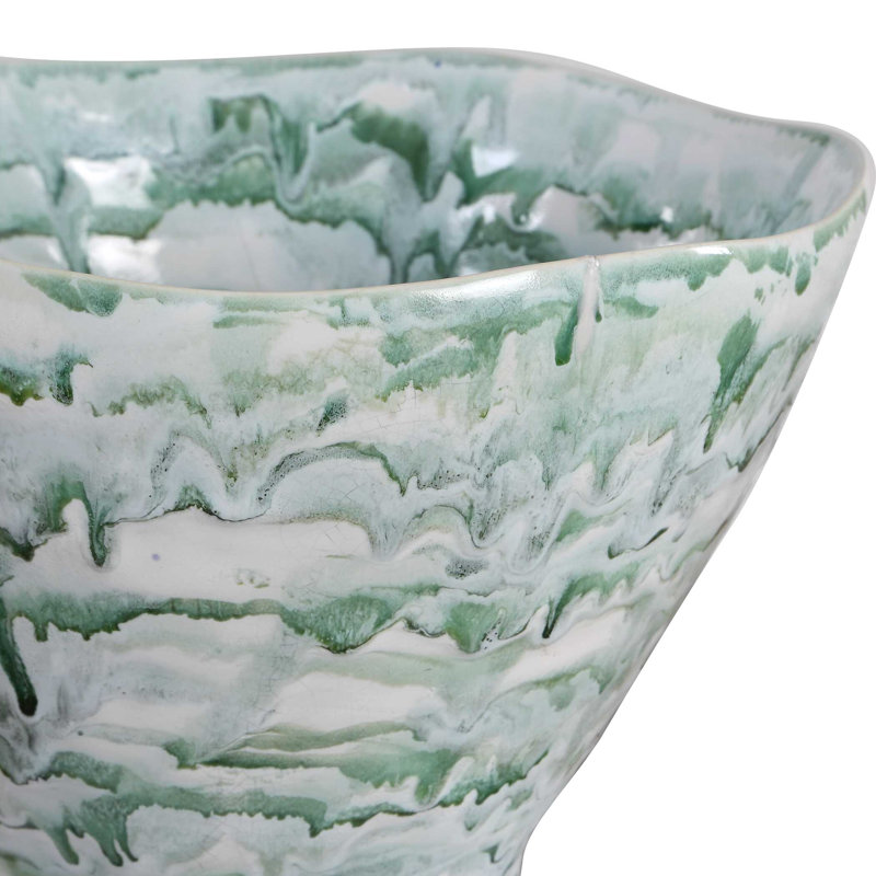 Vase aquarelle en céramique Jameis