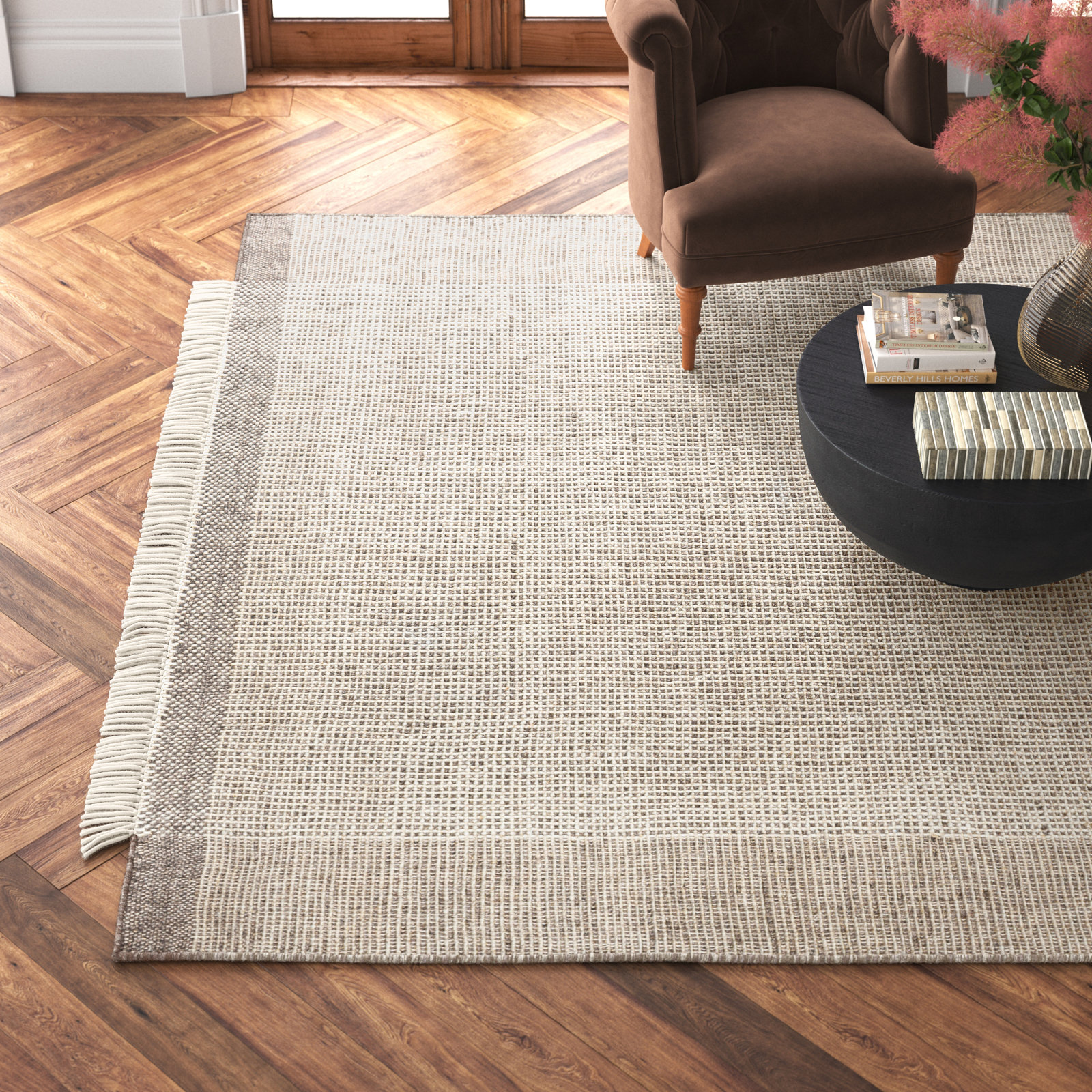 Tina Hand-Woven Rug, Rectangle 5' x 7'6"