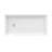 DreamLine SlimLine 30 inch D x 60 inch W x 2 3/4 inch H Single Threshold White Alcove Shower Base with 2 inch Chrome Left Round Drain-118322184-118322200