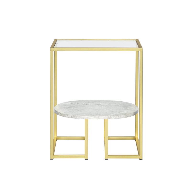 Klinges Frame End Table with Storage