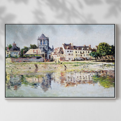 By The River At Vernon, 1883, reproduction d'art sur toile