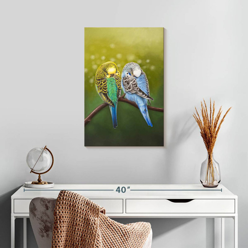 Budgie Siesta, 24" H x 16" W