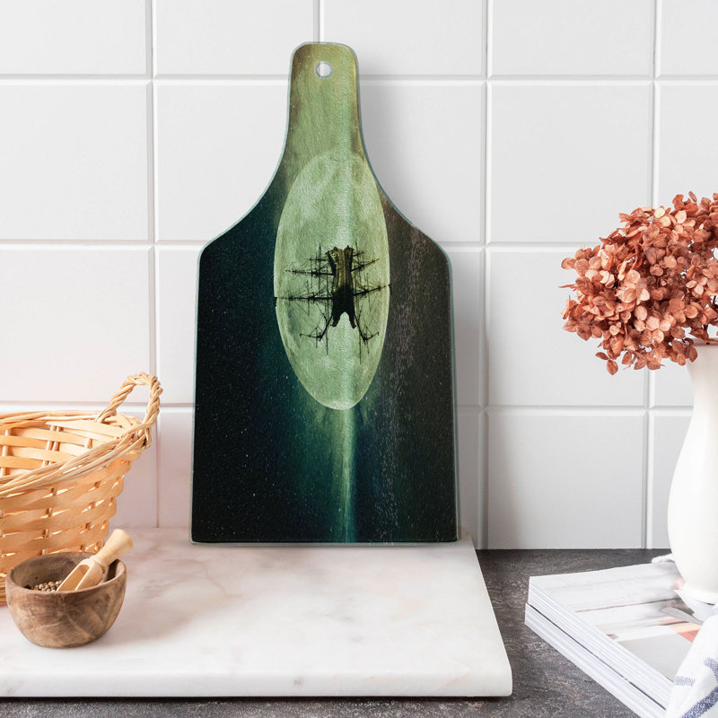 Planche à découper en verre trempé Ambesonne