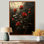 Blevins Abstract Dark Gothric Roses Bouquet II - Roses Wall Art