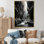«Black White Canyon Whispering Walls in II», reproduction