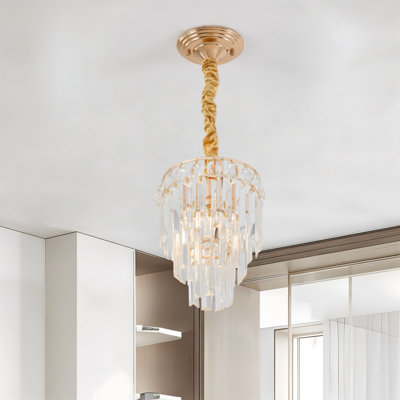 1 - Light Gold Chandelier Pendant