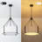 5 Light 21.3'' Dimmable Industrial Drum Chandelier With Fabric Shade, ETL Listed-1548600295