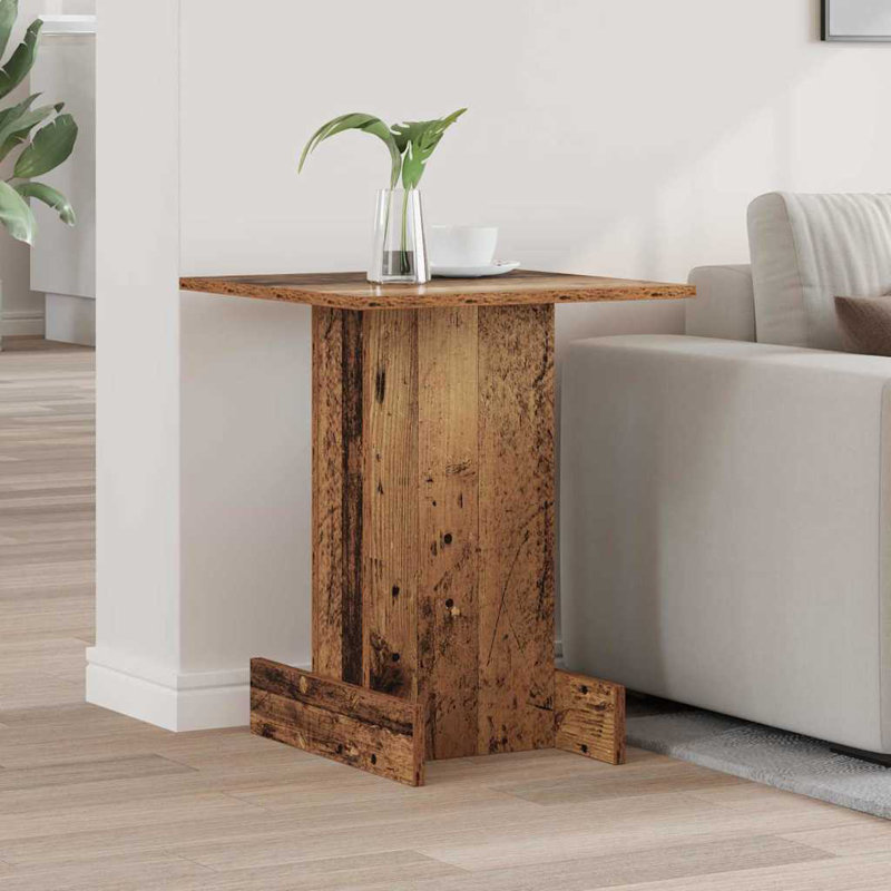 End Table, Old Wood