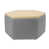 Gris foncé / beige