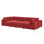 Canapé modulaire rembourré en velours côtelé Campneaurelgates-947070241