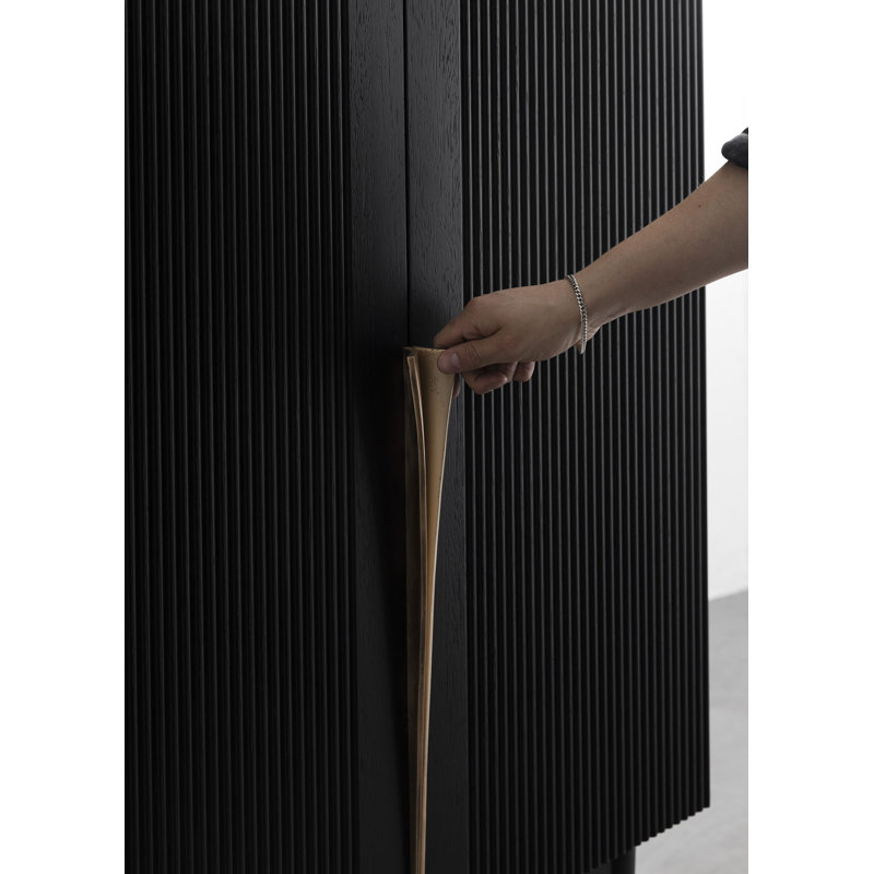 Perfidia Solid Wood Bar Cabinet