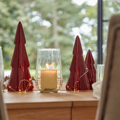 Glass Tabletop Tealight Holder