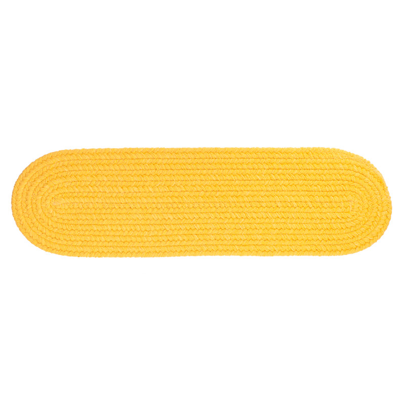 Tapis d'escalier intérieur / extérieur Smyth, Jaune