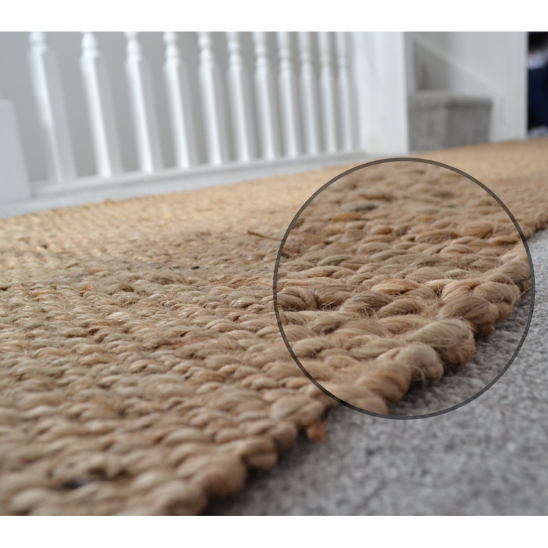 Solid Colour Hand Woven Area Rug, Runner 60 x 195cm