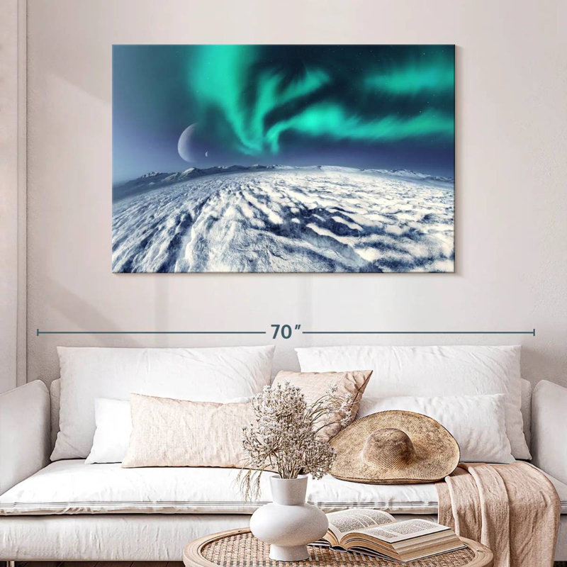 Alvord Antarctique Northern Lights, H 32 po x l 48 po