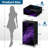 4 Drawer Dresser for Bedroom, Narrow Chest of Drawers, Wooden Top and Study Iron Frame 18"x37.5"-(WxH)