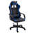 Reclining Ergonomic Faux Leather Swiveling PC & Racing Game Chair with Footrest-1615981067-1671756266