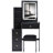 Ray Cabinet Vanity Table with Padded Stool-184102689