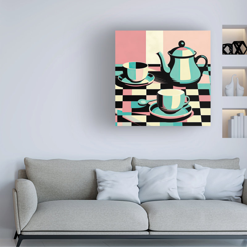 Art sur toile «ologa bistro », H 14 po x l 14 po