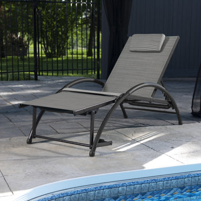 Angelina 170 cm Long Reclining Single Chaise with Cushions