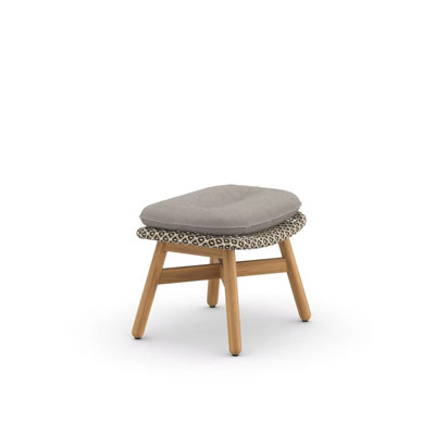 Mbrace Rectangle Outdoor Teak Ottoman Patio Ottoman