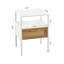 Ensemble de tables de bout avec rangement Amandi